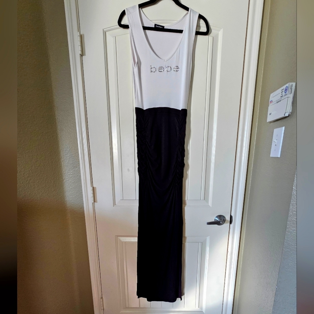 Bebe Fitted Maxi Dress